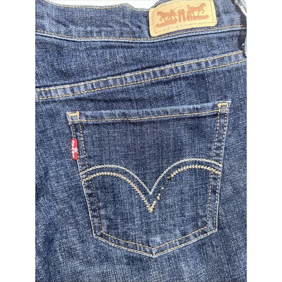 Levi's 515 Jeans Women's 8 Boot Cut Mid Rise Dark Wash Denim Stretch 31x29 - Picture 8 of 8